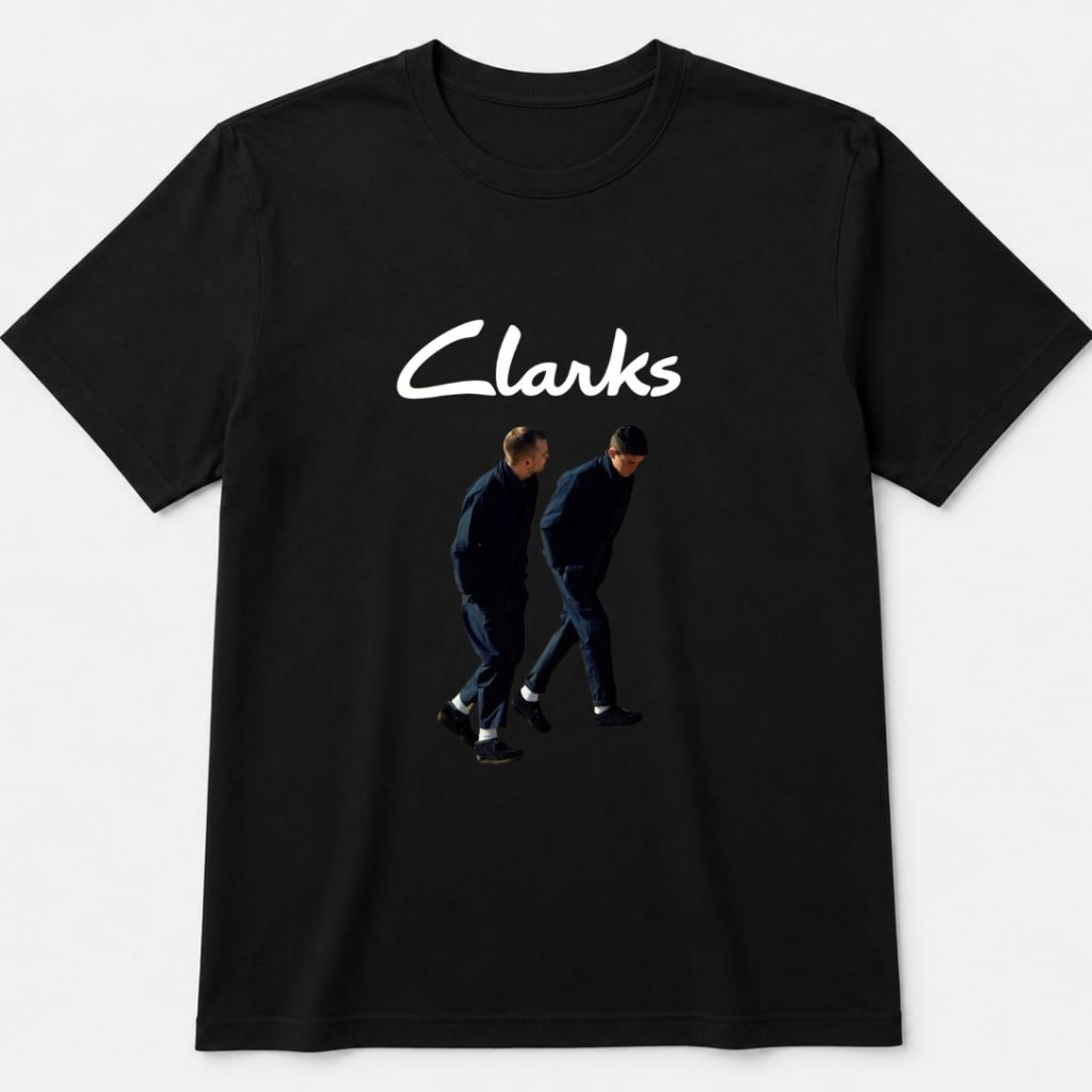 Kaos T-Shirt Clarks Pria/Wanita