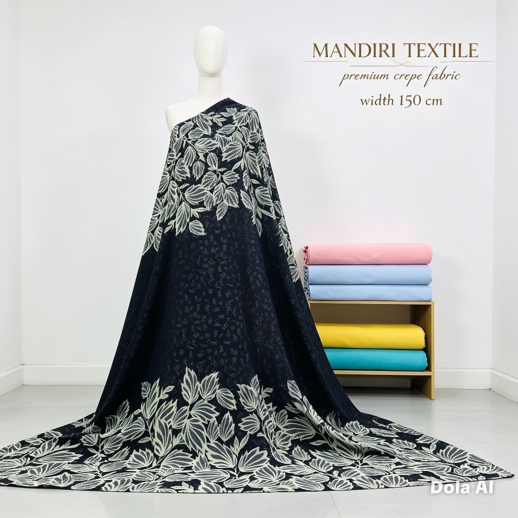 Kain Crepe Embos Motif Sultan - Kain Crepe Embos Motif - Harga Tertera 0,5 Meter