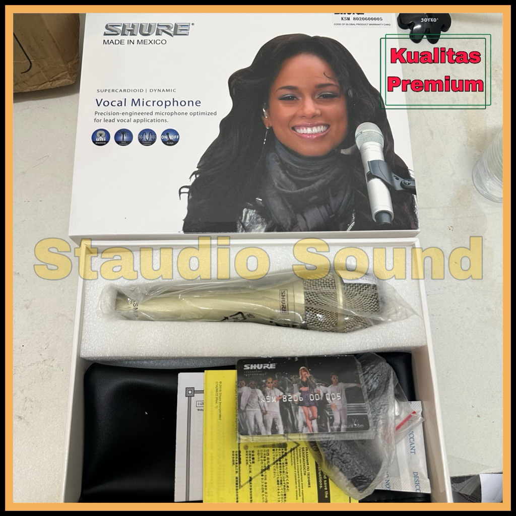 Mic kabel Shure KSM 9 HS Original Mexico Free Card mic kabel ksm 9 mic Shure ksm9 mic ksm 9