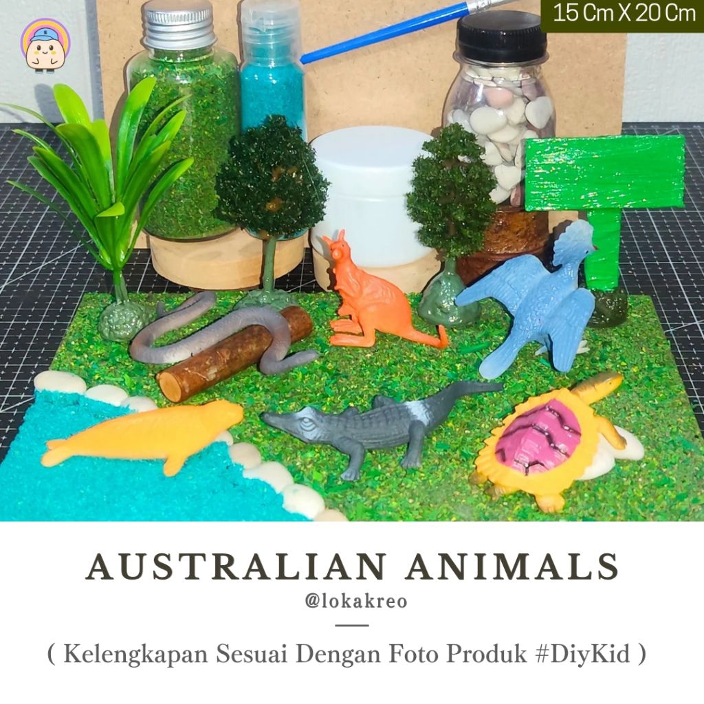 Diorama forest zoo diorama farm diorama ocean  paket diorama tugas sekolah maket diorama hewan hutan
