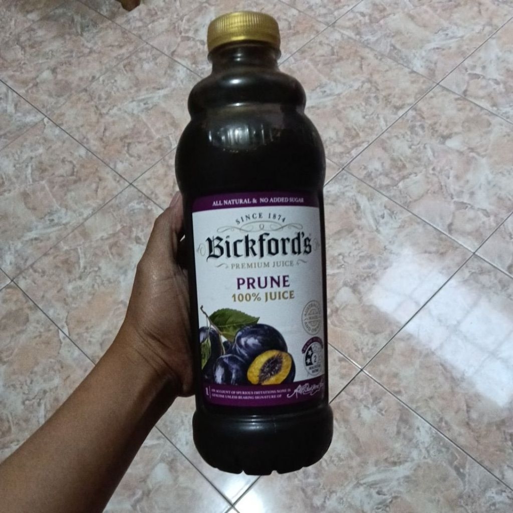 bickrfords prune 100% juice 1lt juice prune 100% no added sugar