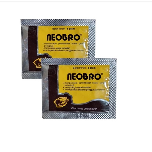 neobro vitamin ayam neobro medioan vitamin pertumbuhan ayam cepat bongor 5gr