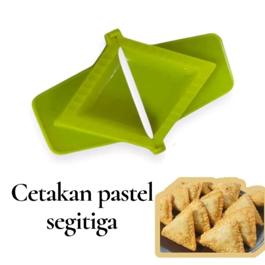1pcs Cetakan Pastel Segitiga Warna Warni Cetakan Pastel Samosa Cetakan Pastel Segitiga Baru