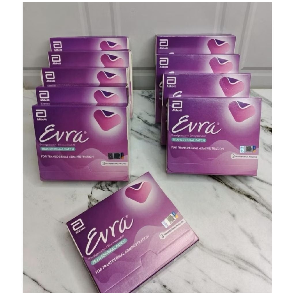 (EVRA) transdermal KB patch isi 3 original Malaysia