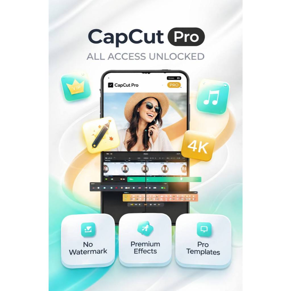 Capcut Pro Jago Edit 1 Tahun Bergaransi