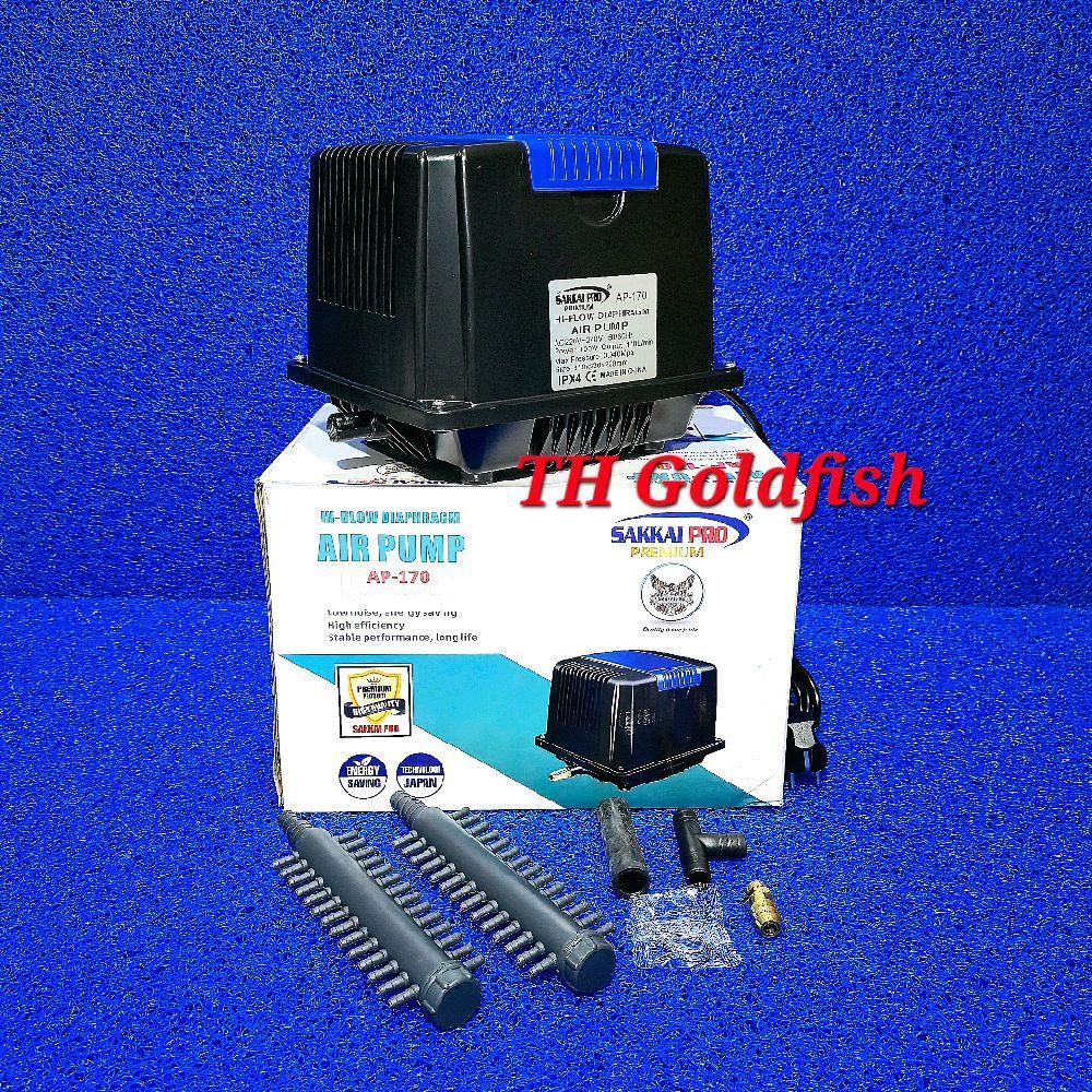 SAKKAI PRO Pompa Udara Aerator Aquarium Kolam Ikan SAKAI AP-170