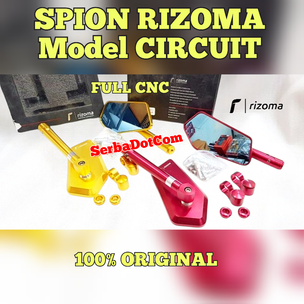 SPION RIZOMA FULL CNC Mdl CIRCUIT CBR CB VIXION RX KING R15 R25 NINJA 150 250 CB150 CBR150 ORIGINAL 