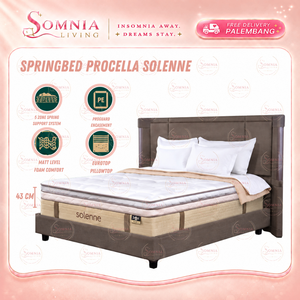 Springbed Procella Solenne | Kasur Matras Springbed Procella Murah Palembang | Furniture Murah Palem