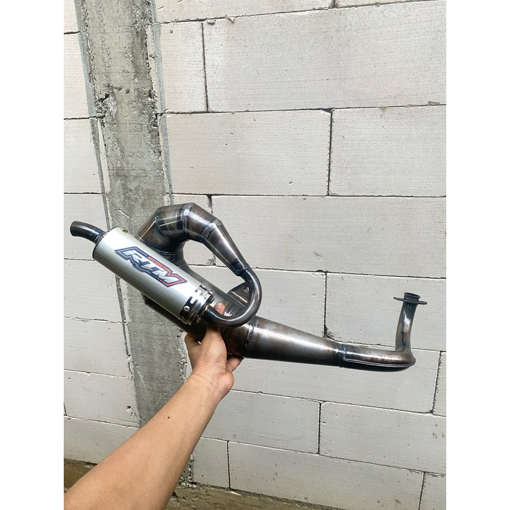 KNALPOT Racing Malika Sanex Husar Matic dua tak type Terompet