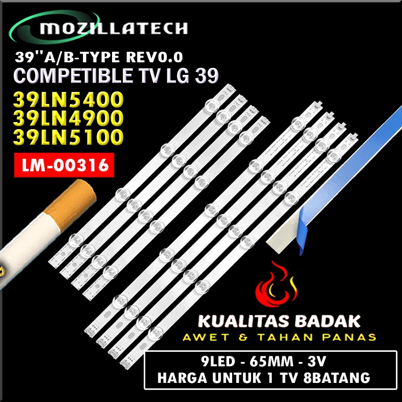 BACKLIGHT TV LED LG 39LN5100 39LN5900 39LN5400  BACKLIGHT LG 39LN 39''A/B-TYPE REV0.0