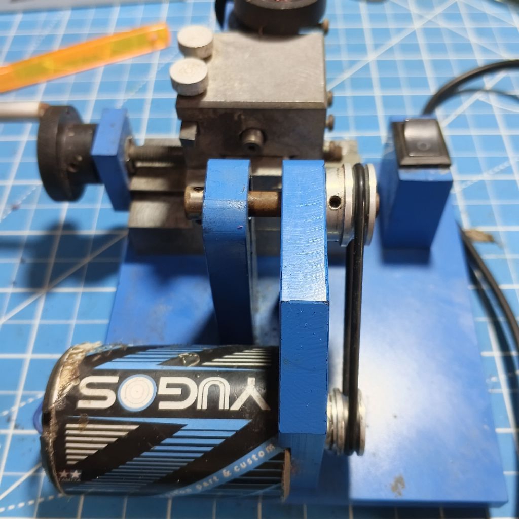 tamiya mesin bubut ban 2nd fungsi normal / mesin bubut ban tamiya / bubut ban tamiya