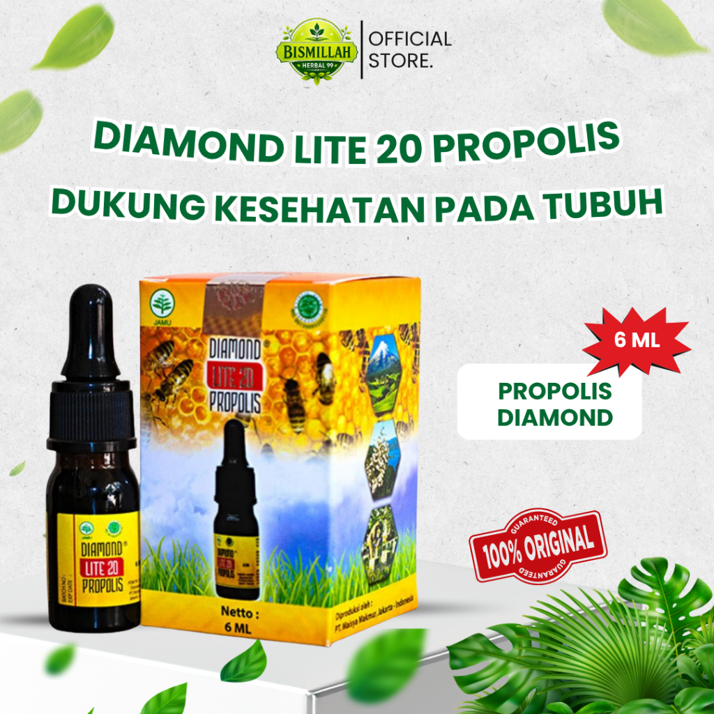 PROPOLIS DIAMOND LITE 20 6ML/PROPOLIS DIAMOND PER BOTOL ORIGINAL