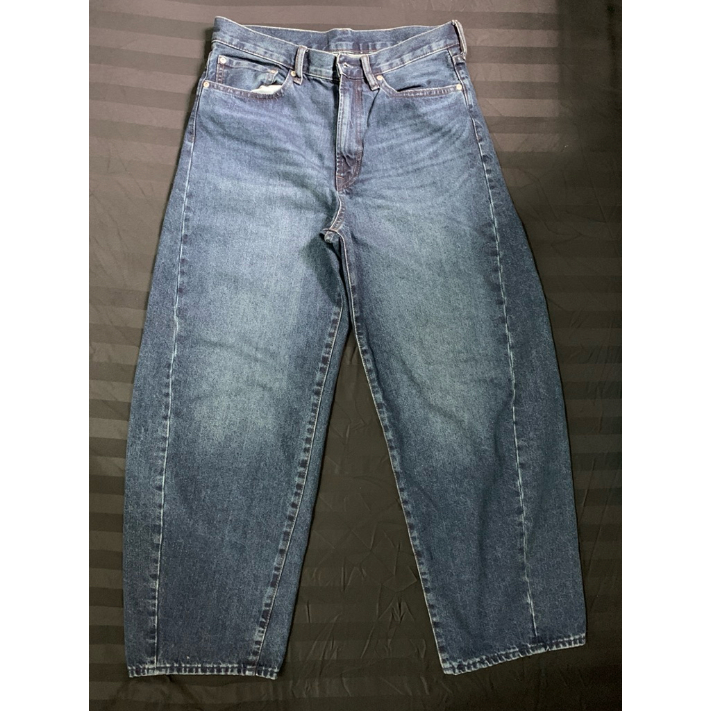 GU BARREL LEG JEANS