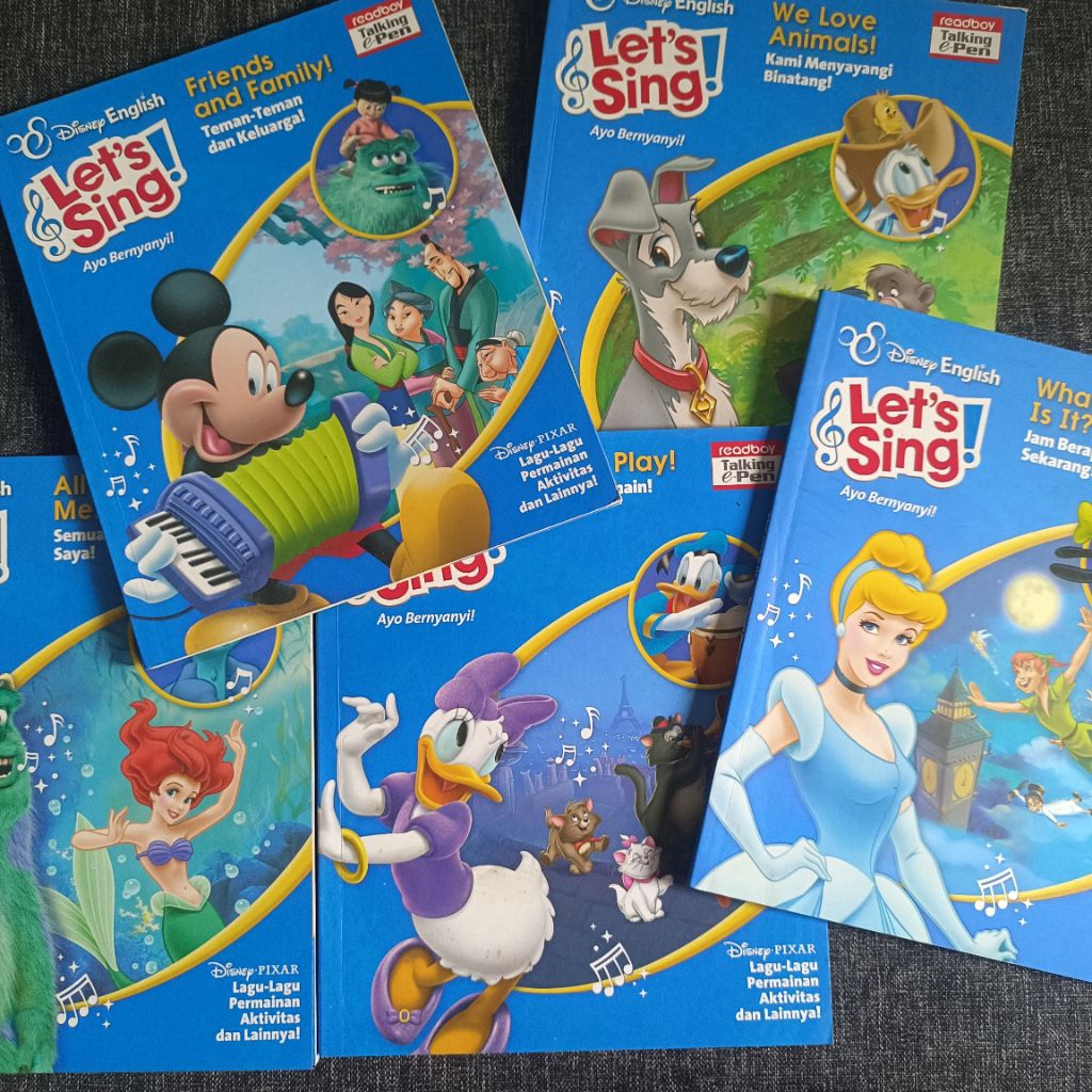 disney english •  dua bahasa • belajar bahasa inggris permainan aktivitas dll • readboy talking e pe