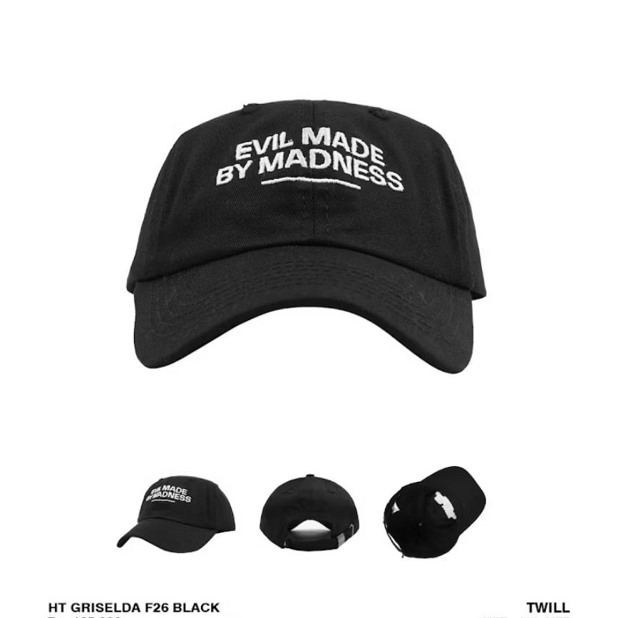 EVIL ARMY "HT GRISELDA F26 BLACK" HAT/TOPI - HOOPS BANJARMASIN
