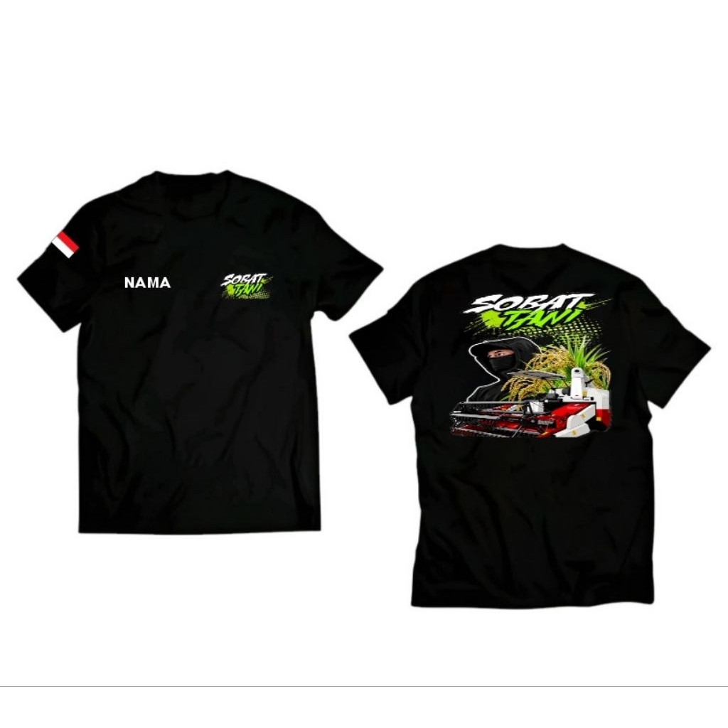 Kaos Distro Sobat Tani Padi T-shirt/unisex