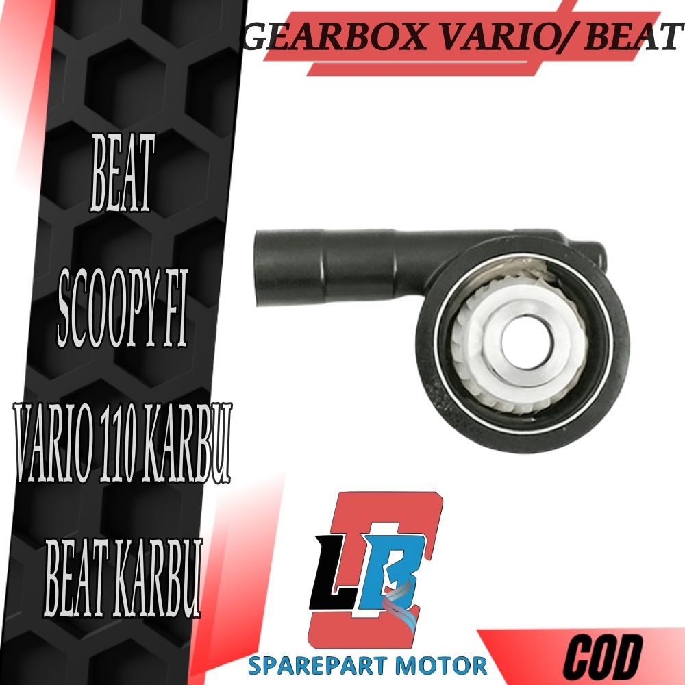 GEARBOX SPEEDOMETER BEAT / GEARBOX SCOOPY FI / GEARBOX BEAT FI / GEAR BOX SPEEDOMETER BEAT KARBU / G
