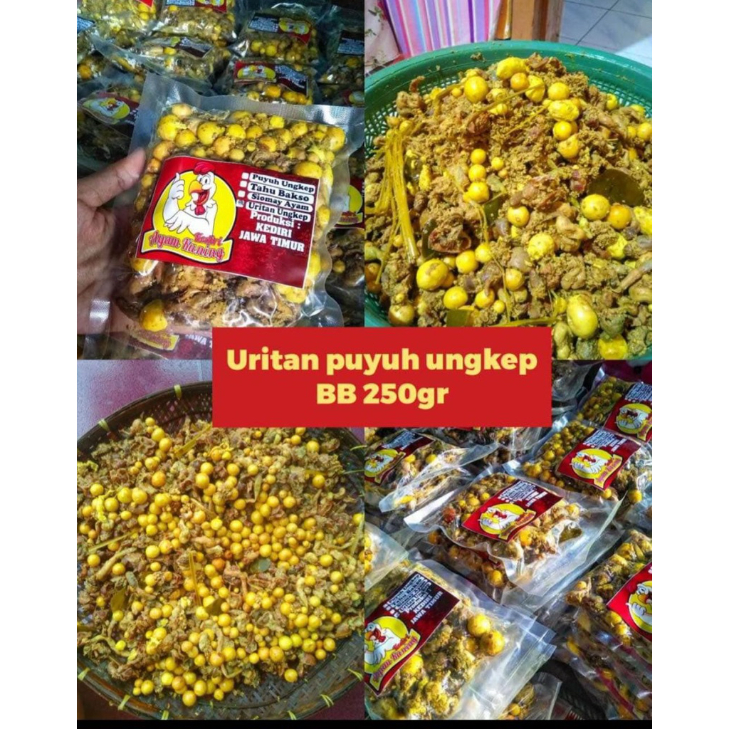Uritan Puyuh Ungkep 250gr | Telur Puyuh Bumbu Kuning Siap Goreng