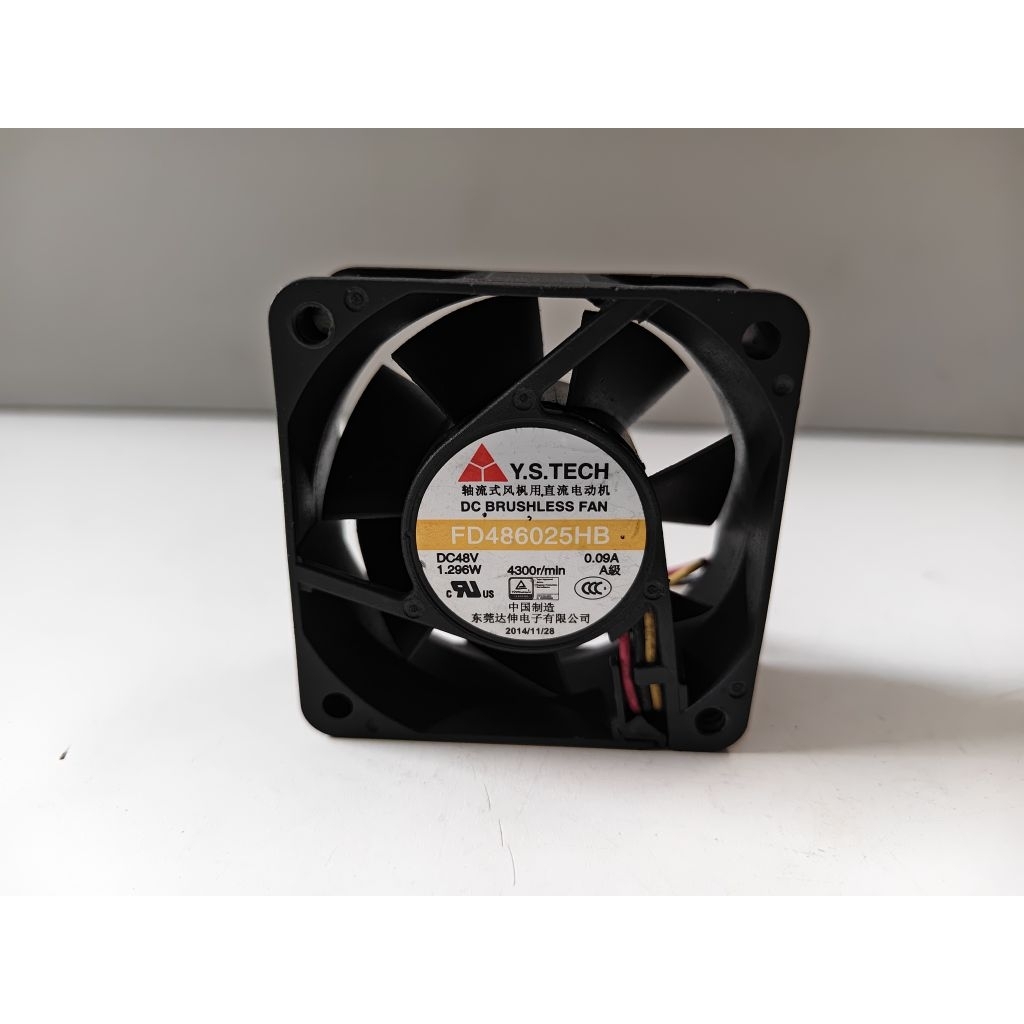 Fan kipas Y.S TECH DC 48V-0,09A 6×6cm 3pin
