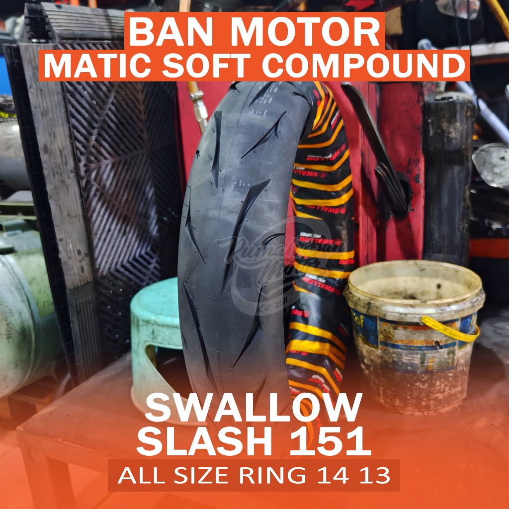 Swallow Pro Series SB-151 SLASH 120/70-14 & 140/70-14 Ban Aerox