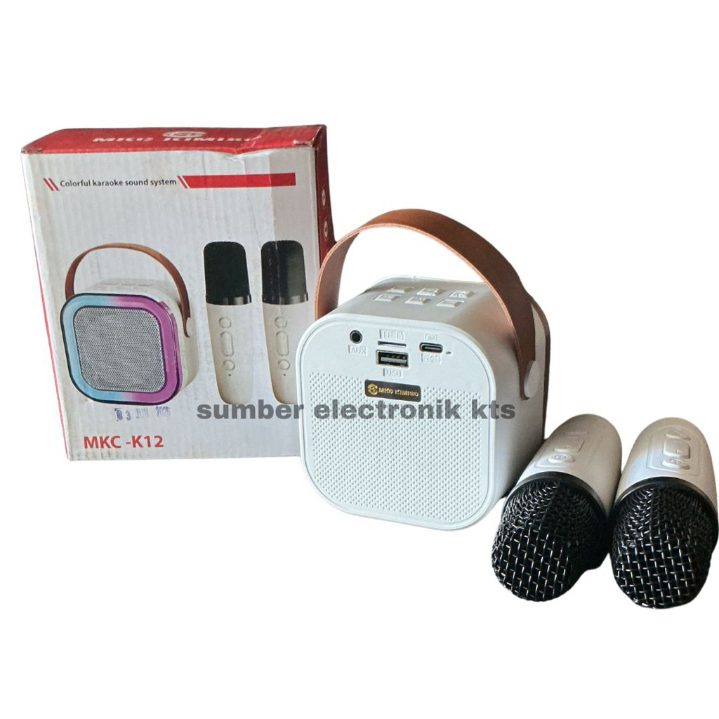 speaker bluetooth 2 inch MKC KIMISO K12 karaoke wireless portable bas mantab