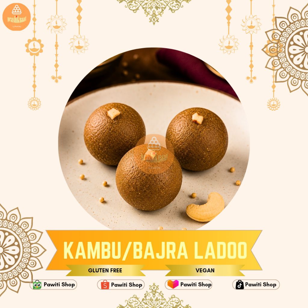 Kambu/Bajra Ladoo - Manisan India/Indian Sweets