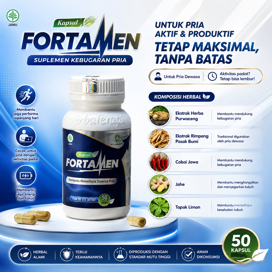 FORTAMEN obat herbal kebugaran pria