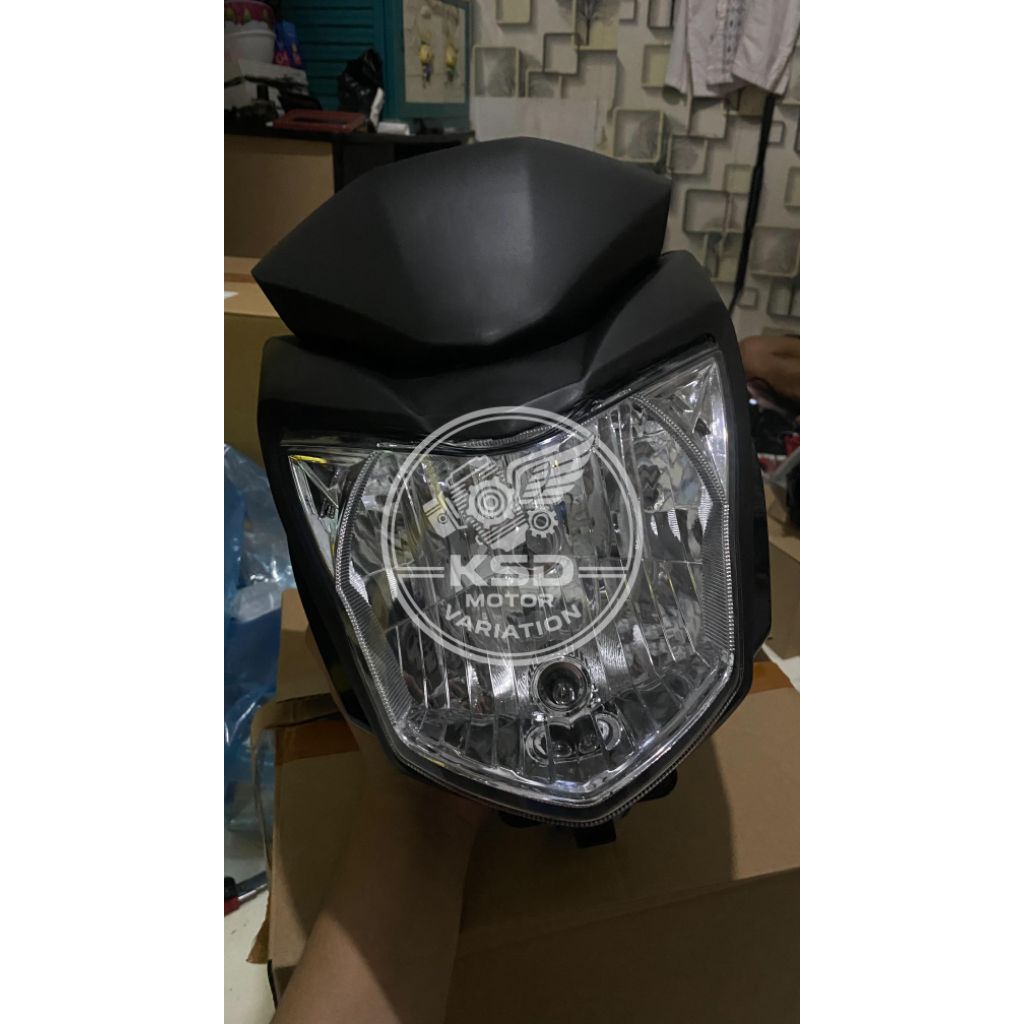 kedok batok lampu depan verza 150 lama