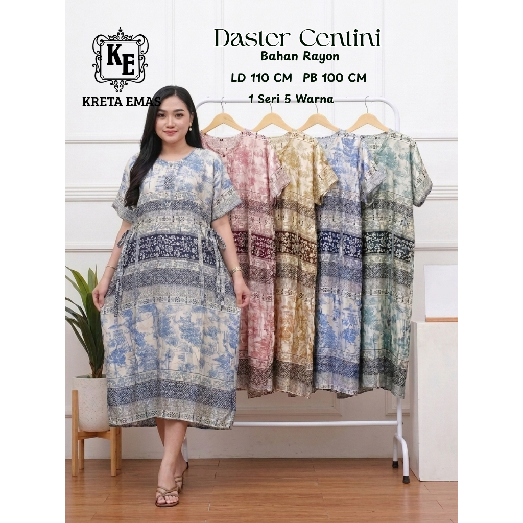 Daster Centini Sekar Asri Daster EXCLUSIVE DASTER SOLO Babydoll Pakaian Daster Busui Jumbo Daster Bu