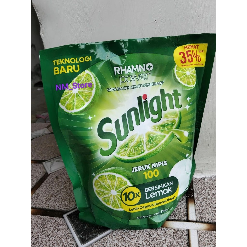 Sunlight Jeruk Nipis Sabun Cuci Piring 950ML Refill