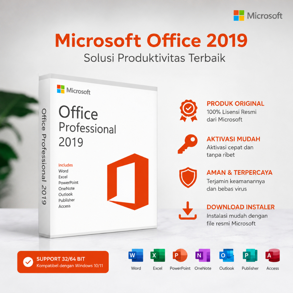 Lisensi Key Office 2019 Original
