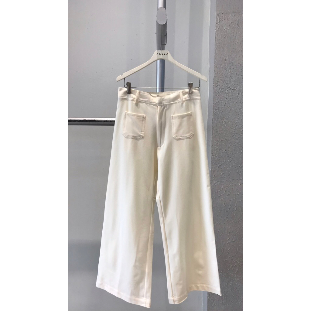 GIA PANTS WHITE BY ALEZA LABEL