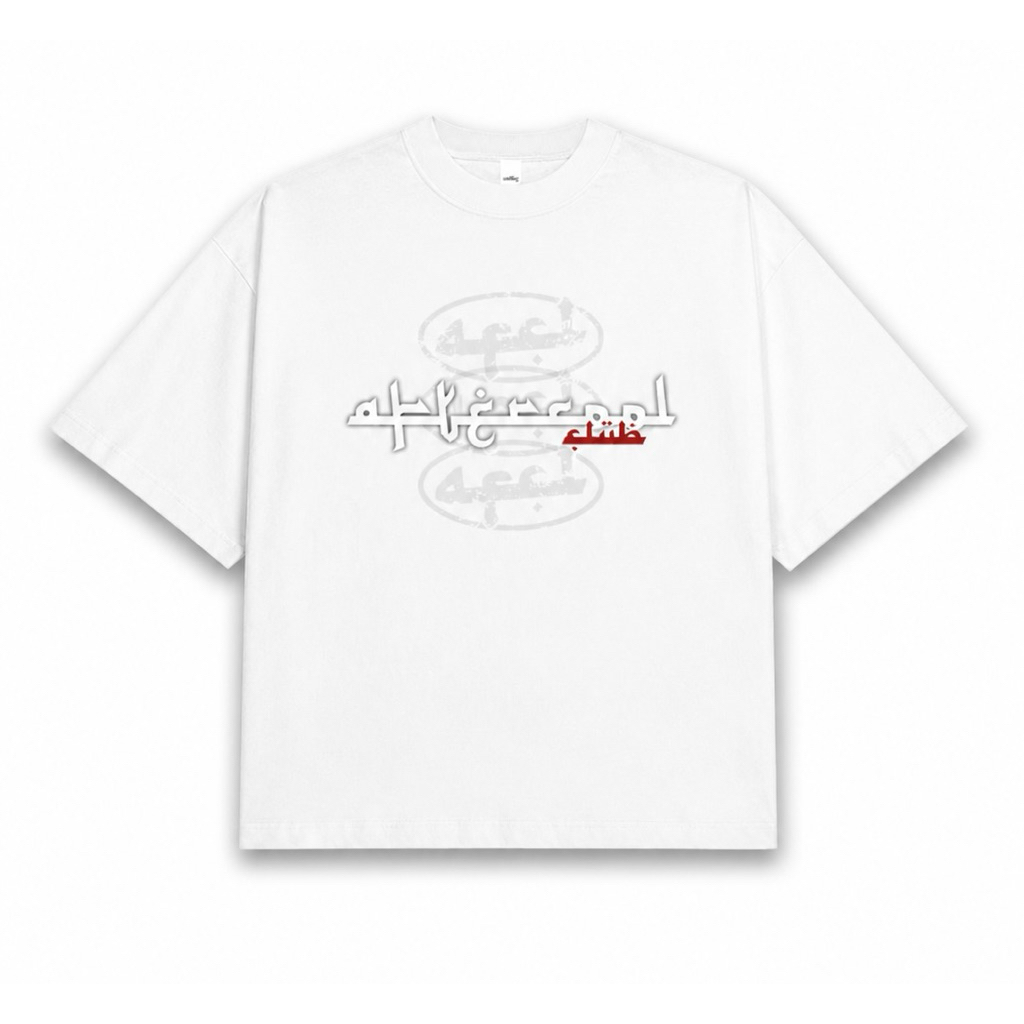 AFTERCOOL T-SHIRT OVERSIZE BOXY LG BLUR