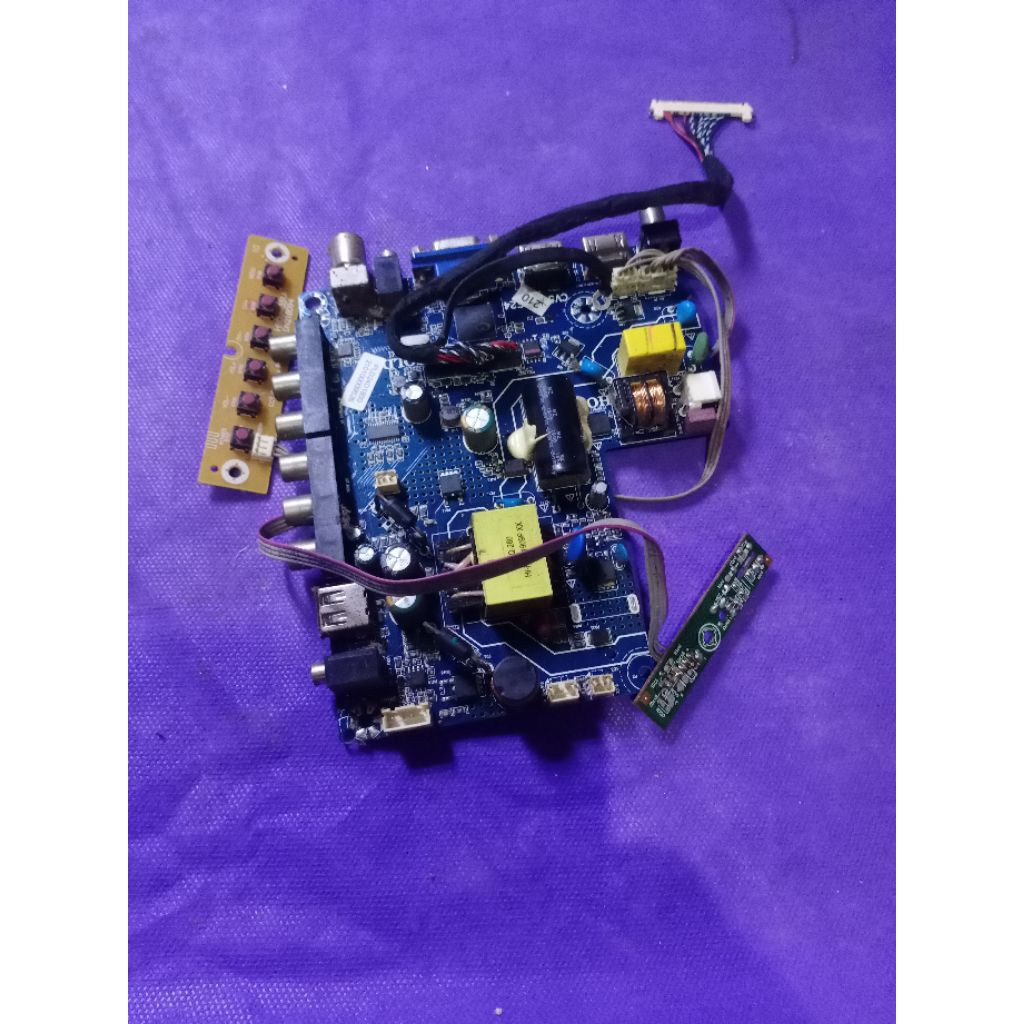 second----mainboard TV Led Polytron Analog 24 inch PLD1850
