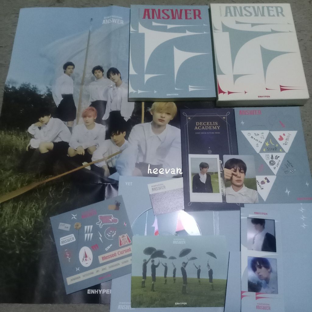 ALBUM ENHYPEN DIMENSION ANSWER YET FULL SET