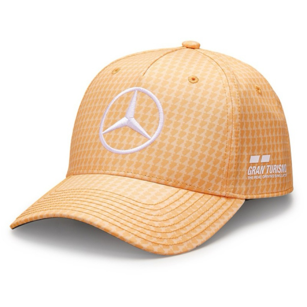 Topi F1 Mercedes Benz X Hamilton Peach Original