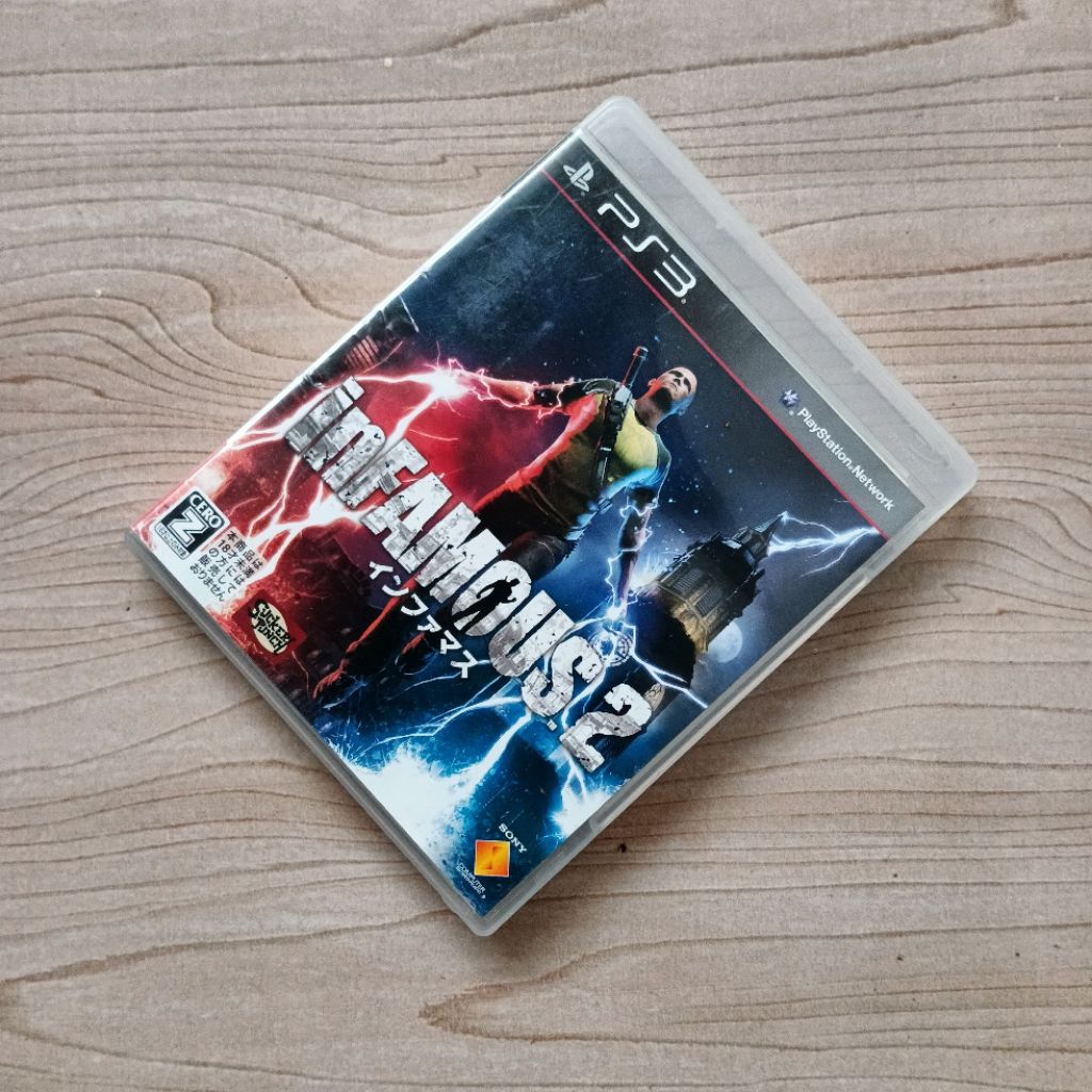 PS3 BD Kaset INFAMOUS 2 Original