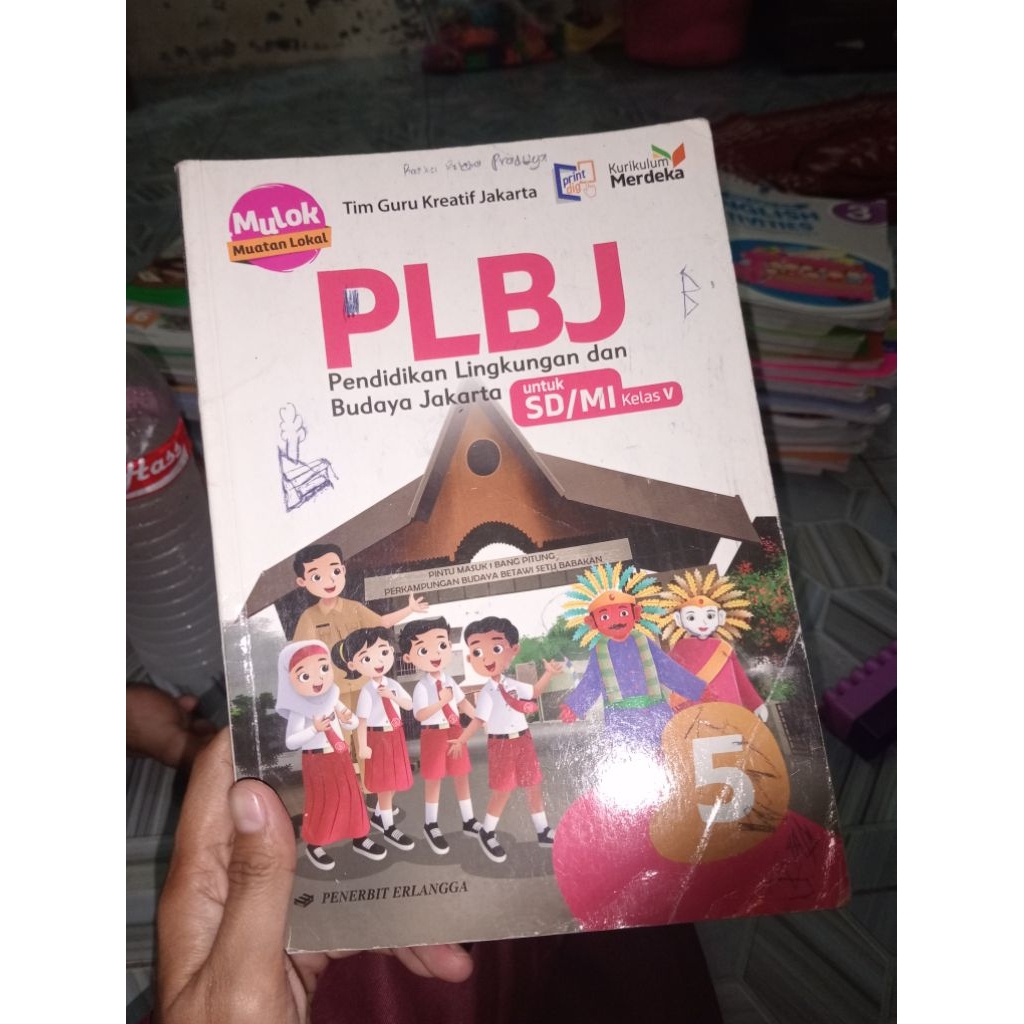 Buku bekas PLBJ kelas 5 SD ERLANGGA