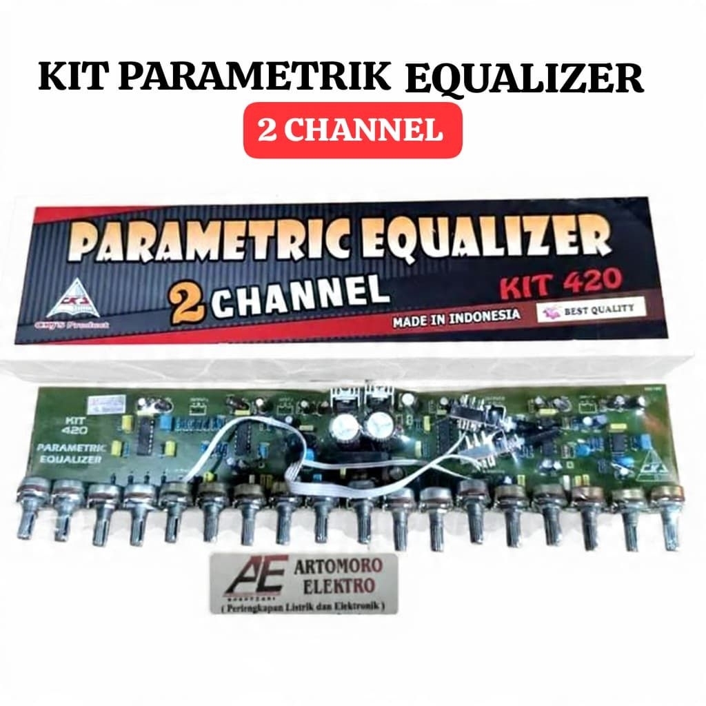 Kit Parametrik Equalizer 2 Chanel CKJ KIT 420
