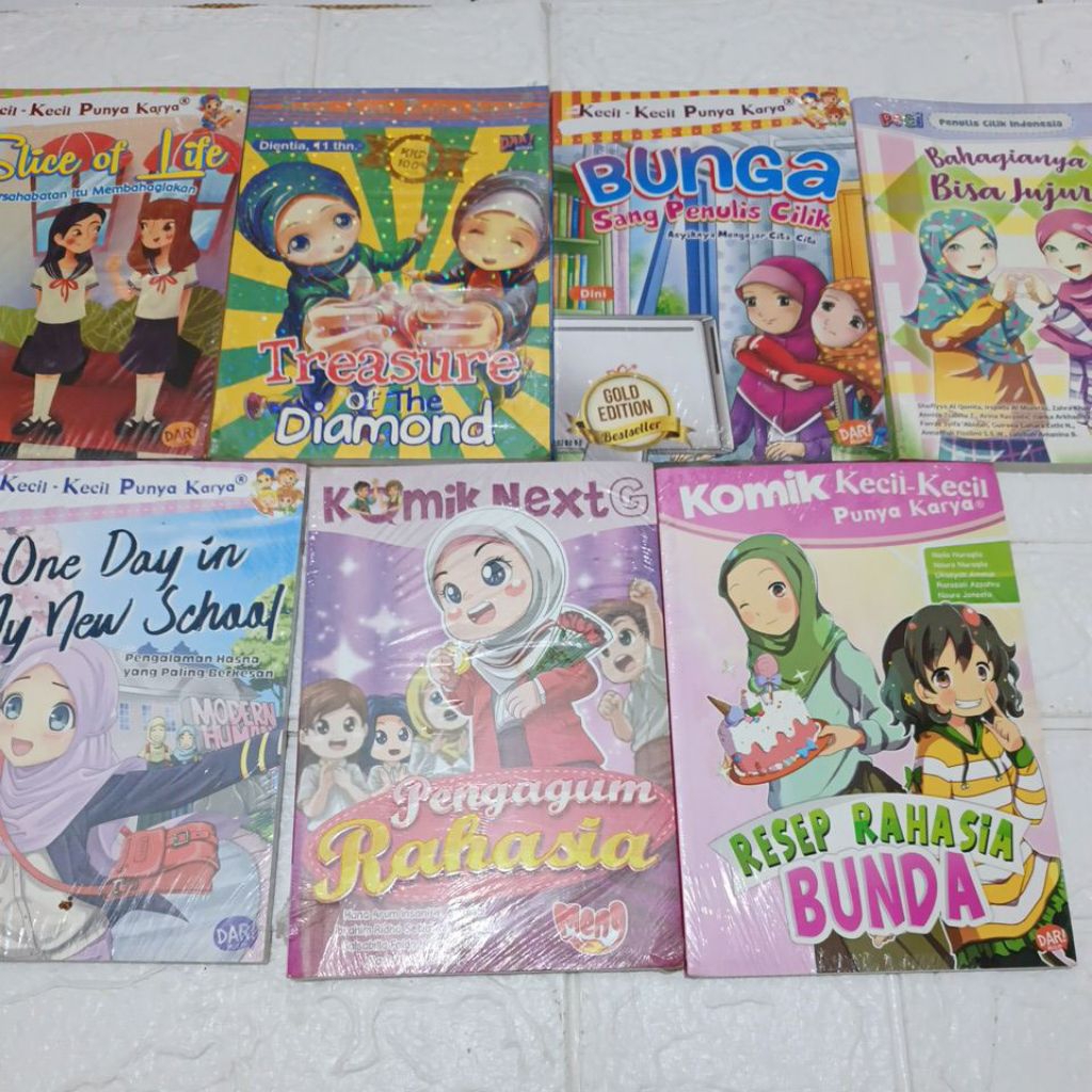 novel komik anak islami beraneka judul