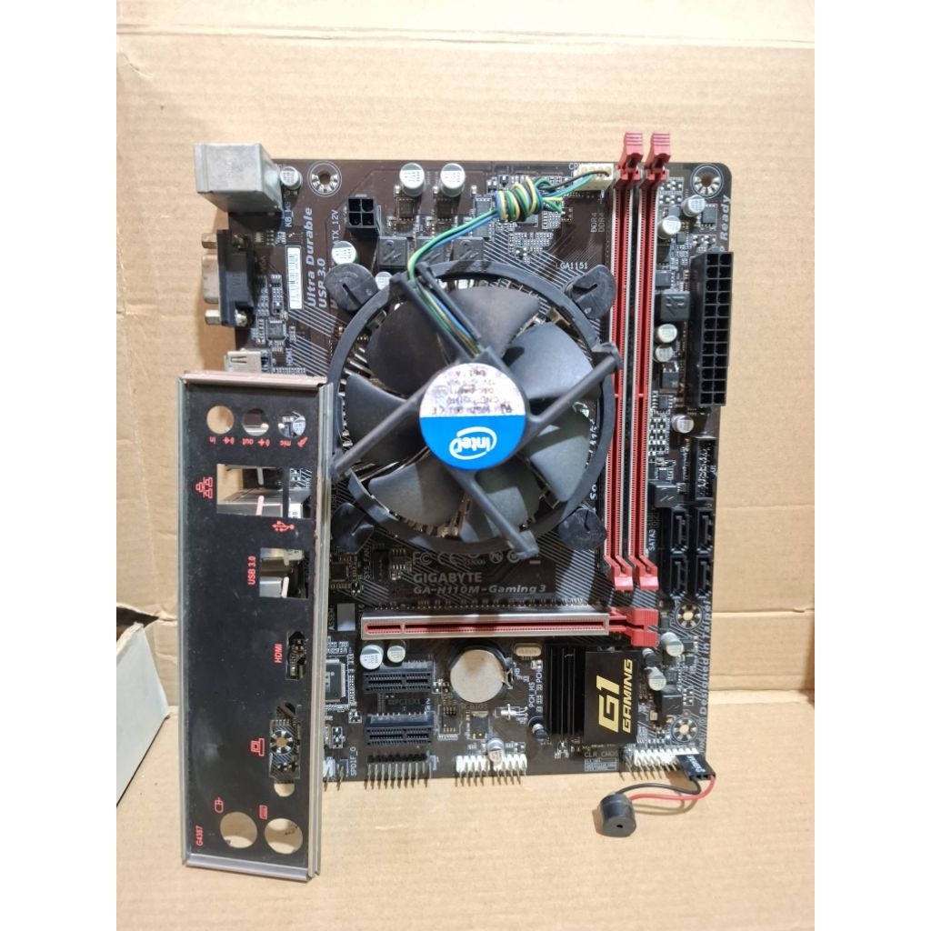 Paketan Motherboard Mobo Asus H110M GAMING Processor i5 7500