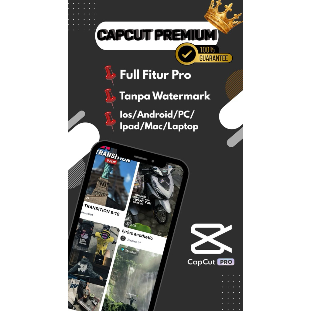 Template Capcut Pro/Premium- Full Garansi