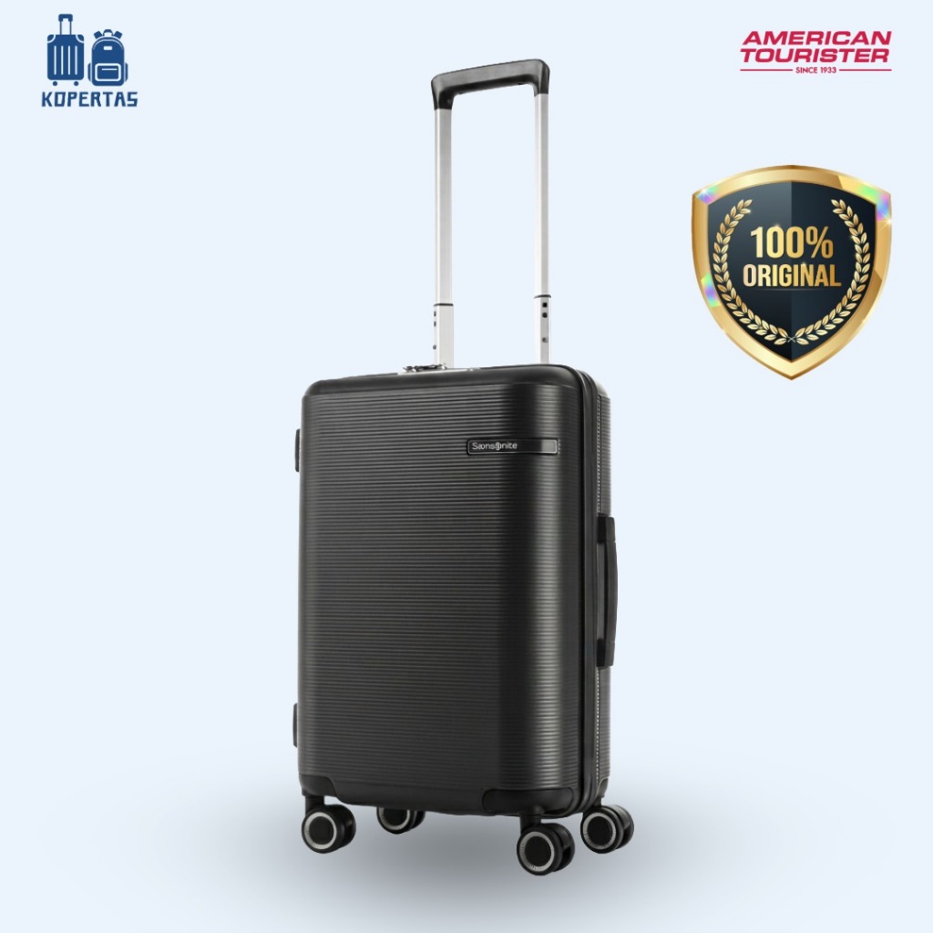 Samsonite Straren Koper Hardcase Kabin 55/20 Matte Black - 20 Inch Kabin