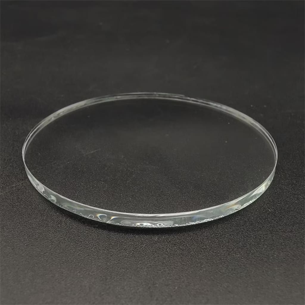 Kaca Polos Asli Diameter Lingkaran 5,8cm tebal kaca 3mm