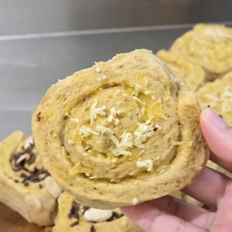 Vegan Gluten Free Cheese Roll Bread | Roti Gluten Free Keju Vegan