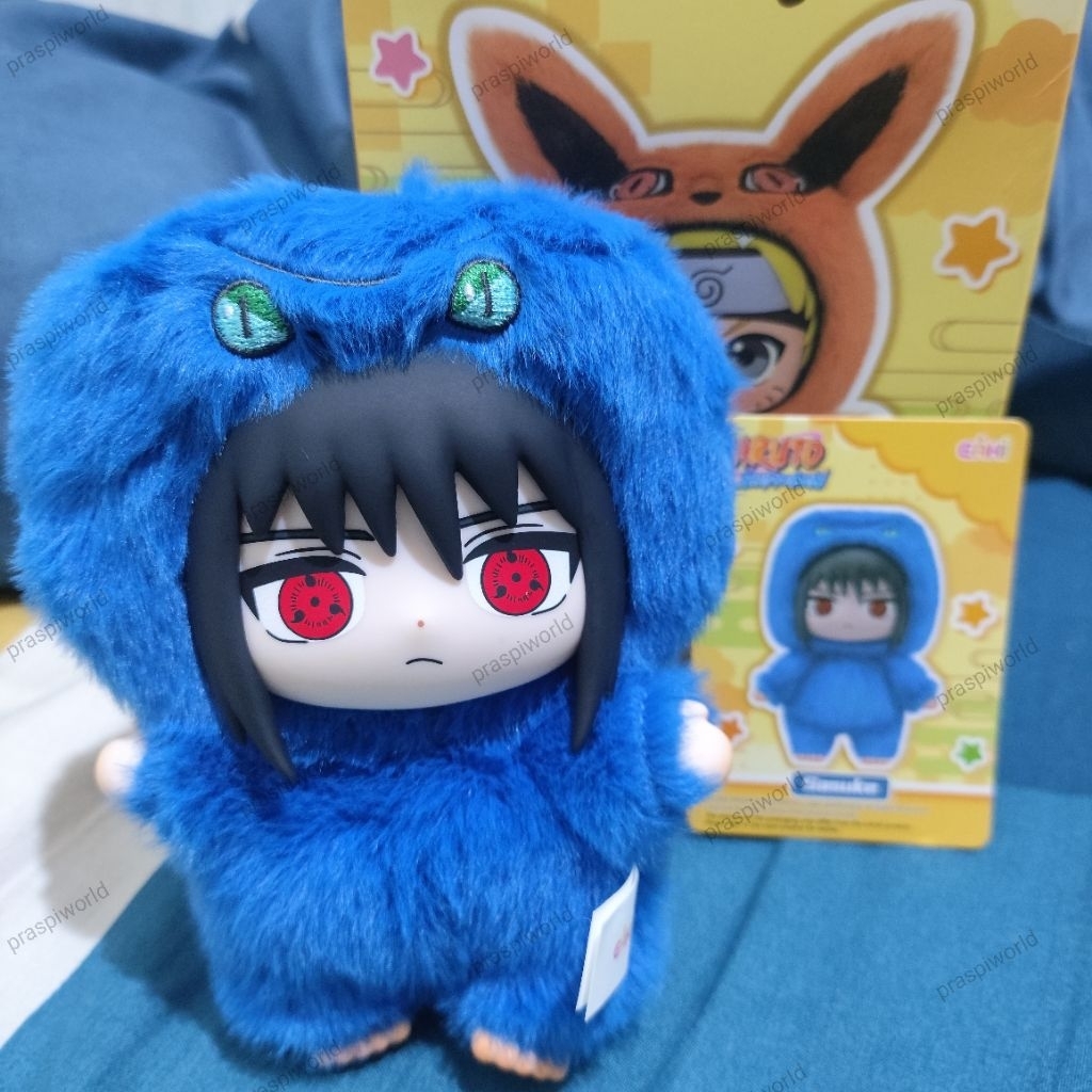 EAKI NARUTO BLIND BOX CUTE BEAST PARTY SERIES PLUSH PENDANT - SASUKE VERSION