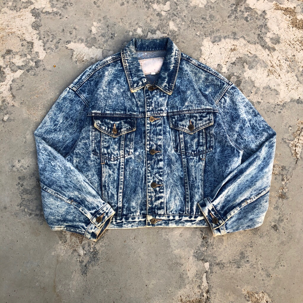 trucker denim boxy