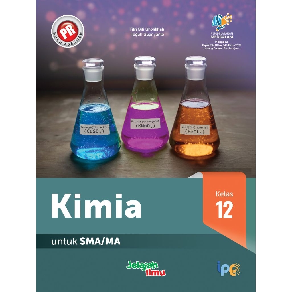 Buku lks pr interaktif Asesmen Kimia Kelas XII, 12 tahun 2026 Intan Pariwara