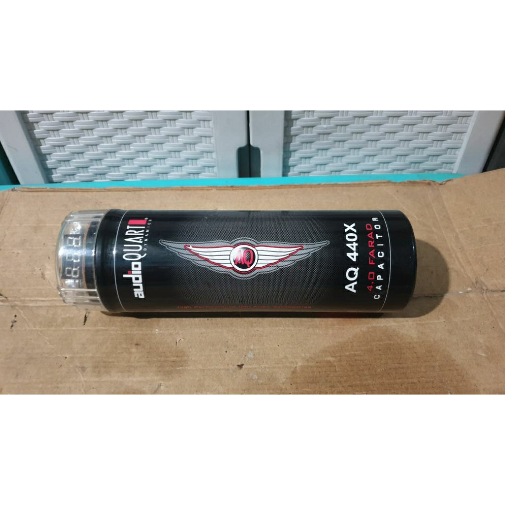 cafacitor audio 4farad audioquart buat audio mobil second bekas normal siap pakai