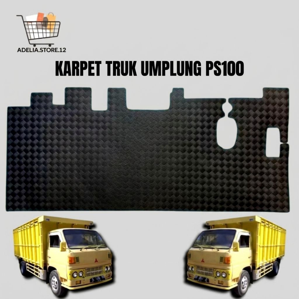 Karpet mobil Truk umplung ps100 alas kaki kabin truk umplung motif random